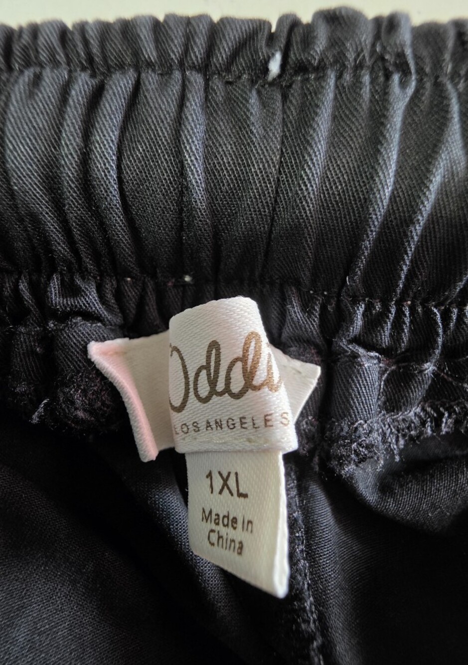 IWide-Leg Black Women's Pants with Contrast Stitching. NWOT - Picture 4 of 5